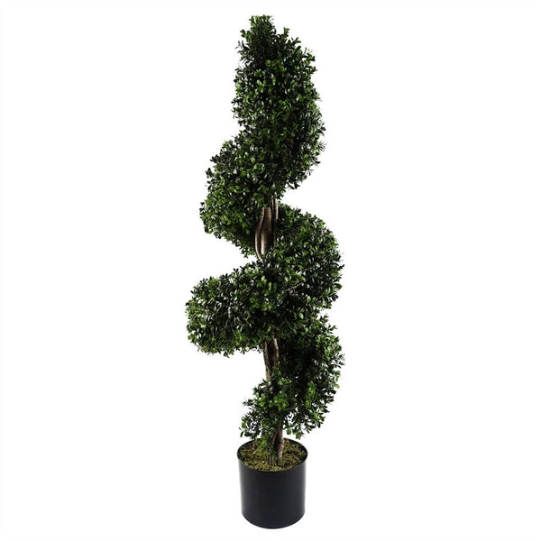 Sprial Buxus Artificial Tree UV Resistant Outdoor Topiary