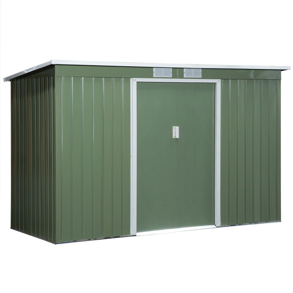 9ft x 4.25ft Corrugated Metal Shed Foundation Vent Doors