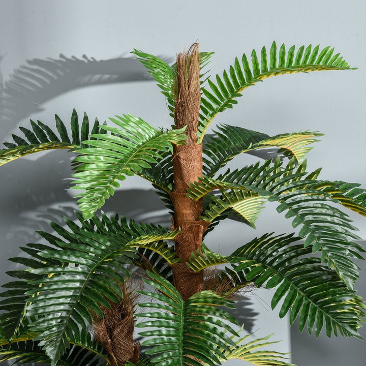 Artificial Fern Tree Leaves with Nursery Pot, Fake Plant 