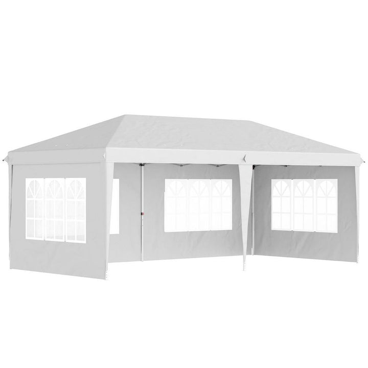  x Heavy Duty Gazeboarquee Party Tent with Storage Bag White