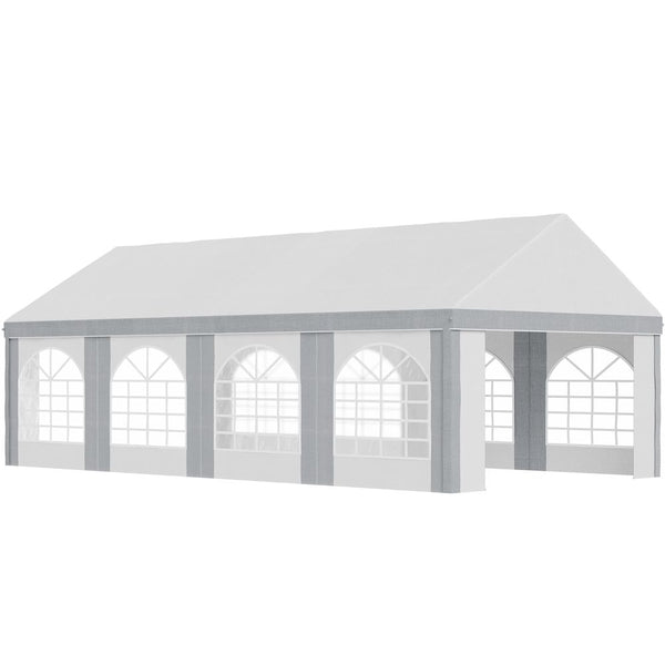  x Party Tent,arquee Gazebo with Sides, Eight Windows and Double Doors