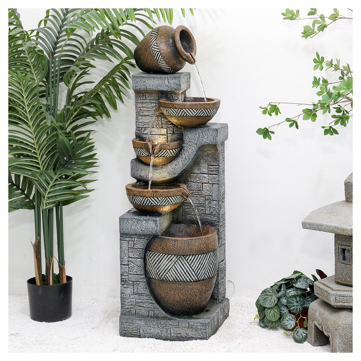 .inches Garden Water Fountain for Home Garden Decor