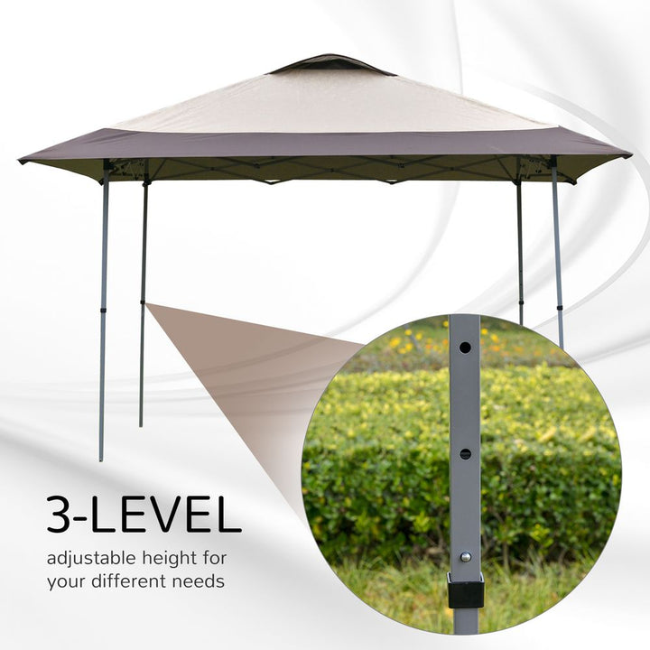  x Pop Up Tent Gazebo Outdoor w/ Adjustable Legs and Roller Bag Outsunny