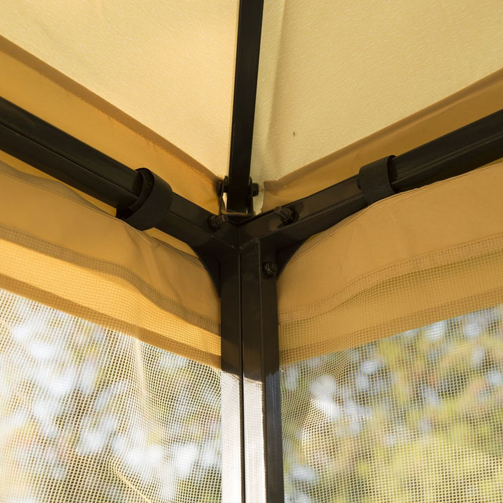 x Double Top Gazebo-Beige