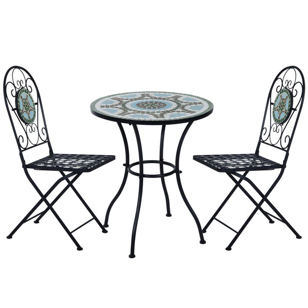 pc Bistro Set Dining Folding Chairs Patio Furniture Outdoor