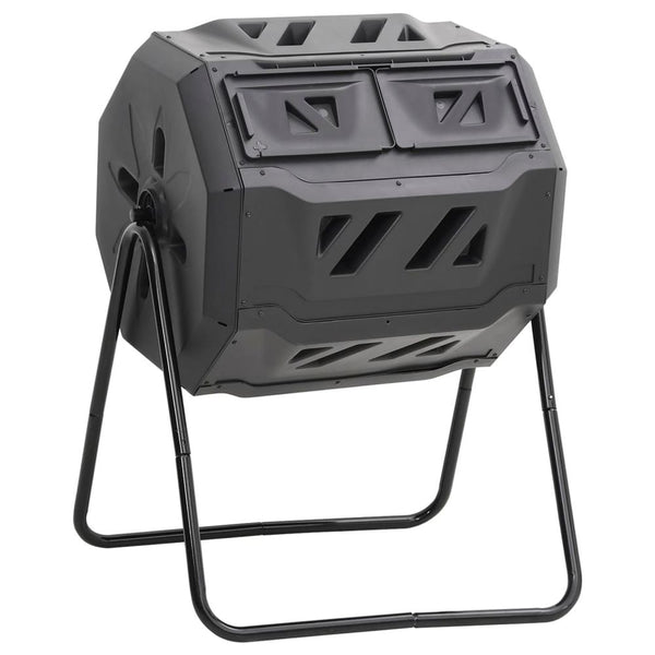 Garden Compost Bin Black L