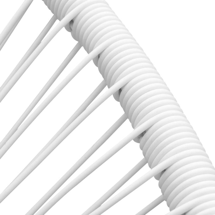 Garden Stringoon Chair Poly Rattan White