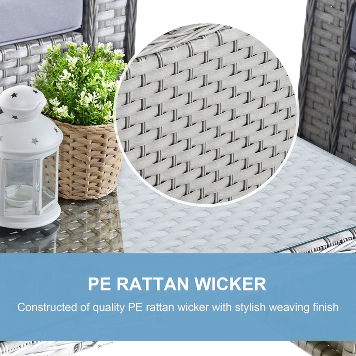 Rattan Set, PC-Grey