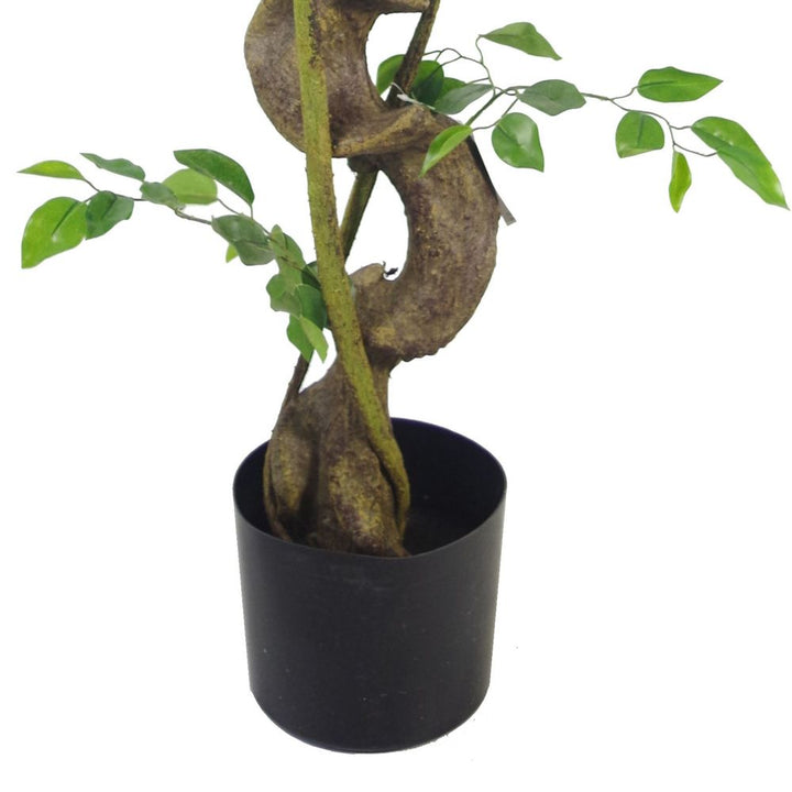  Twisted Trunk Artificial Japanese Fruticosa Style Ficus Tree