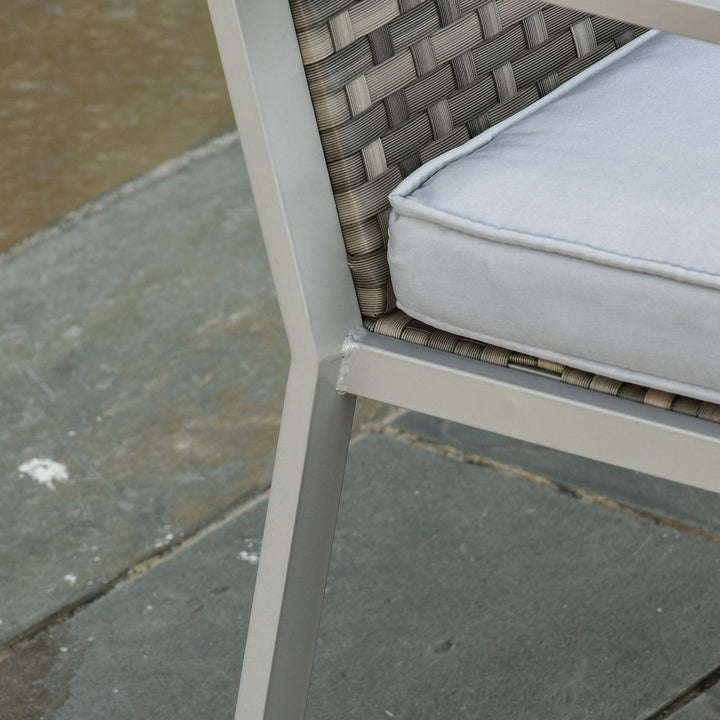 -Piece Outdoor Garden Rattan Seating Furniture Set Grey