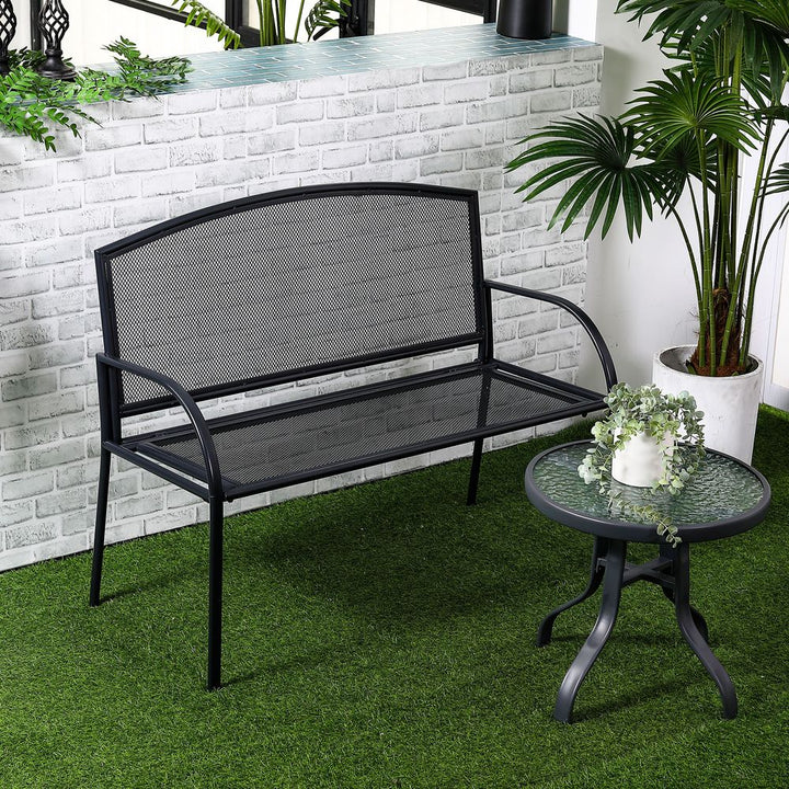  Seater Outdoor Furniture Chair, Loveseat for Patio, Grey