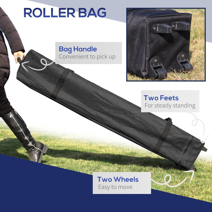 xM Pop Up Gazebo, Foldable Carry Bag Leg Weight Bags Blue