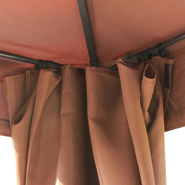 xmetal Gazeboarquee Patio Canopy Shelter with Sidewalls Pavilion