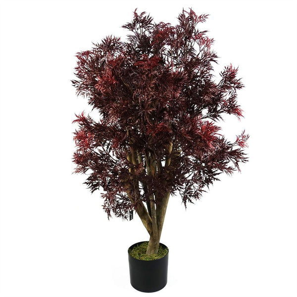  Red Aralia Tree Artificial UV Resistant Outdoor