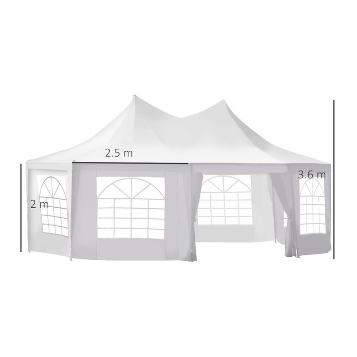 . Octagonal Party Tent / Weddingarquee-White