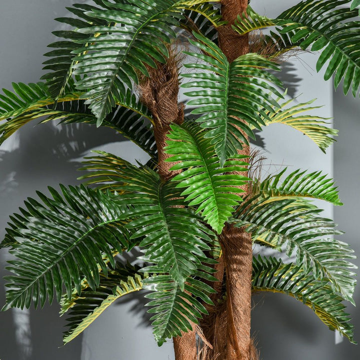 Artificial Fern Tree Leaves with Nursery Pot, Fake Plant 