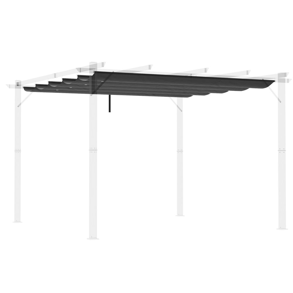 Pergola Shade Cover 3 x 3m Pergola Replacement Canopy Fabric Only