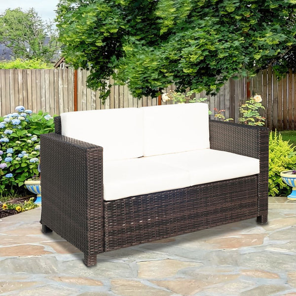  Seater Sofa Brown Rattan Table Sofa Chairixed Brown