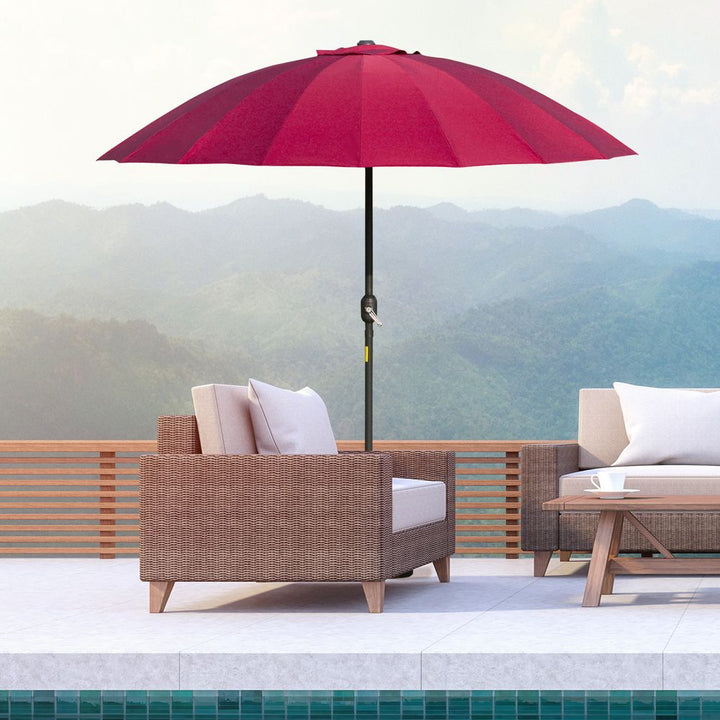  Patio Parasol Umbrellaarket Table Parasol Sturdy Ribs