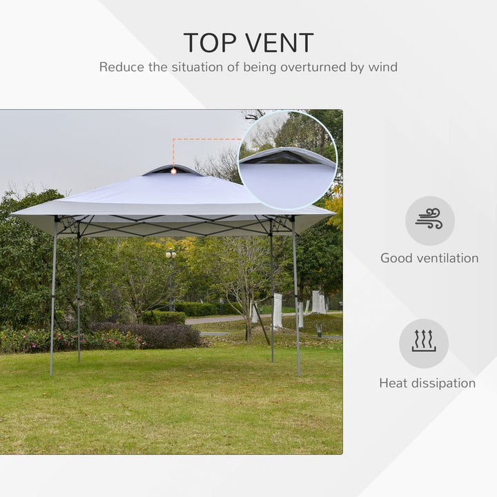 xm Pop-up Gazebo Tent Roller Bag White