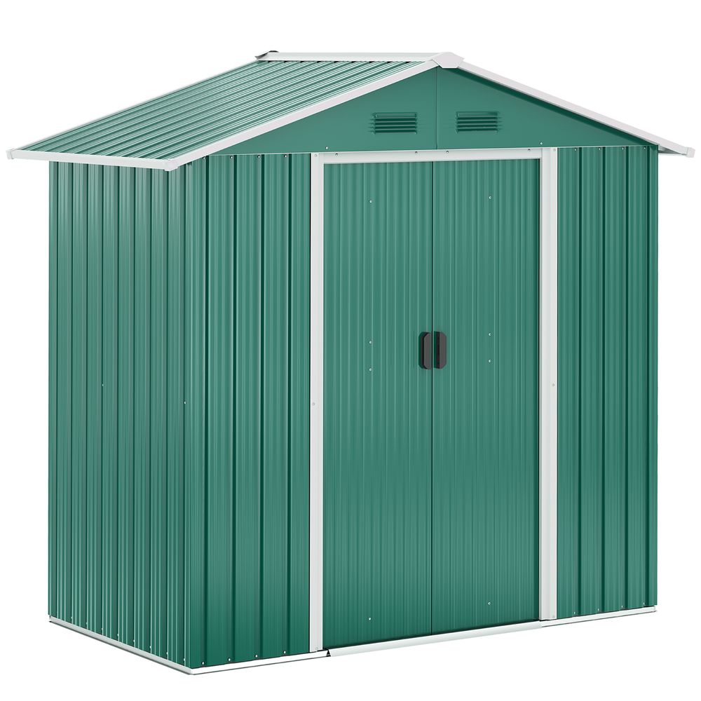 6.5x3.5ft Metal Garden Shed Garden Outdoor Storage