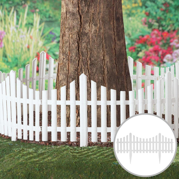 White Fence Garden Edging AS-