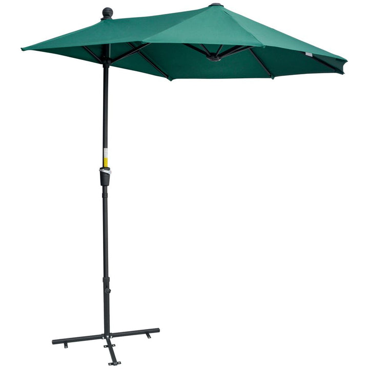 m Half Parasolarket Umbrella Crank Dark Green