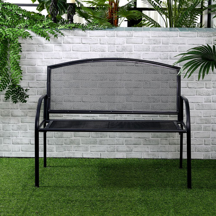  Seater Outdoor Furniture Chair, Loveseat for Patio, Grey