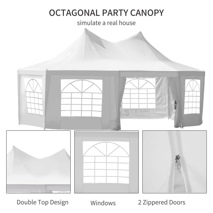 . Octagonal Party Tent / Weddingarquee-White