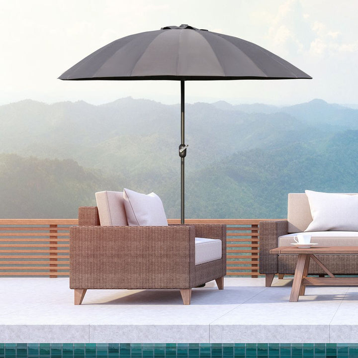  Patio Parasol Umbrellaarket Table Parasol Sturdy Ribs